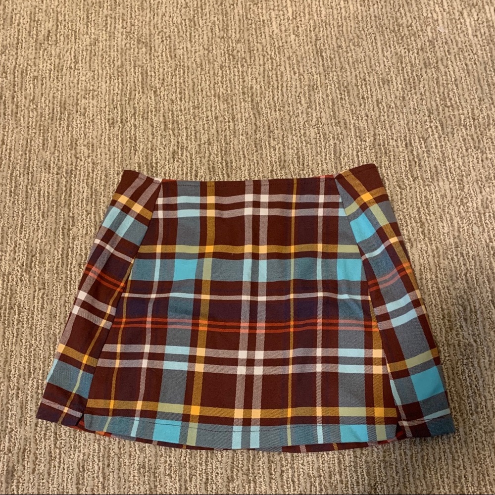 Urban Outfitters Plaid Mini Skirt